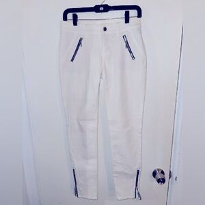 WHBM Skinny Zipper Pants